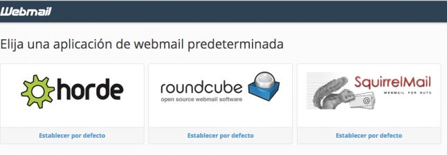 Cómo usar Webmail